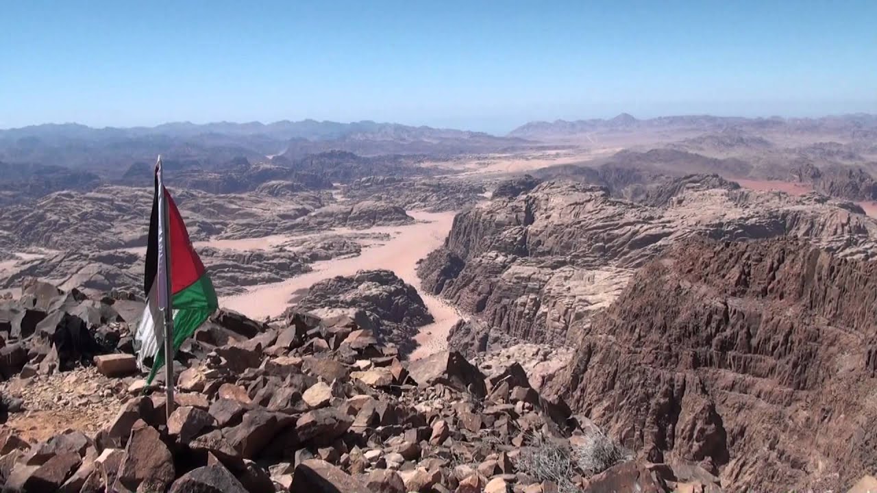The highest mountainous heights in Jordan