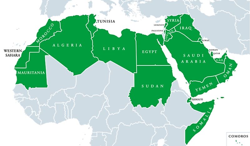 Arab Countries In Africa Arab League Arab World Arab Countries