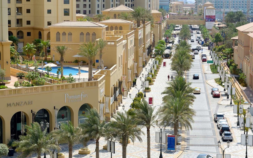 The most vital and touristy streets in Dubai