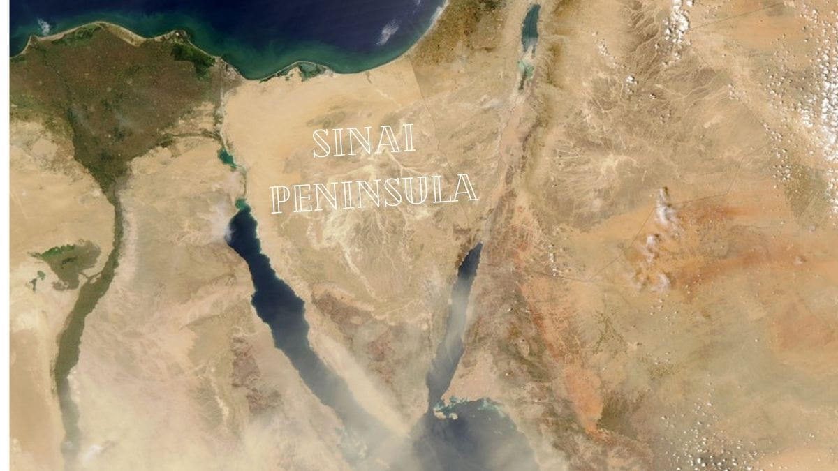 The Sinai Peninsula in Egypt