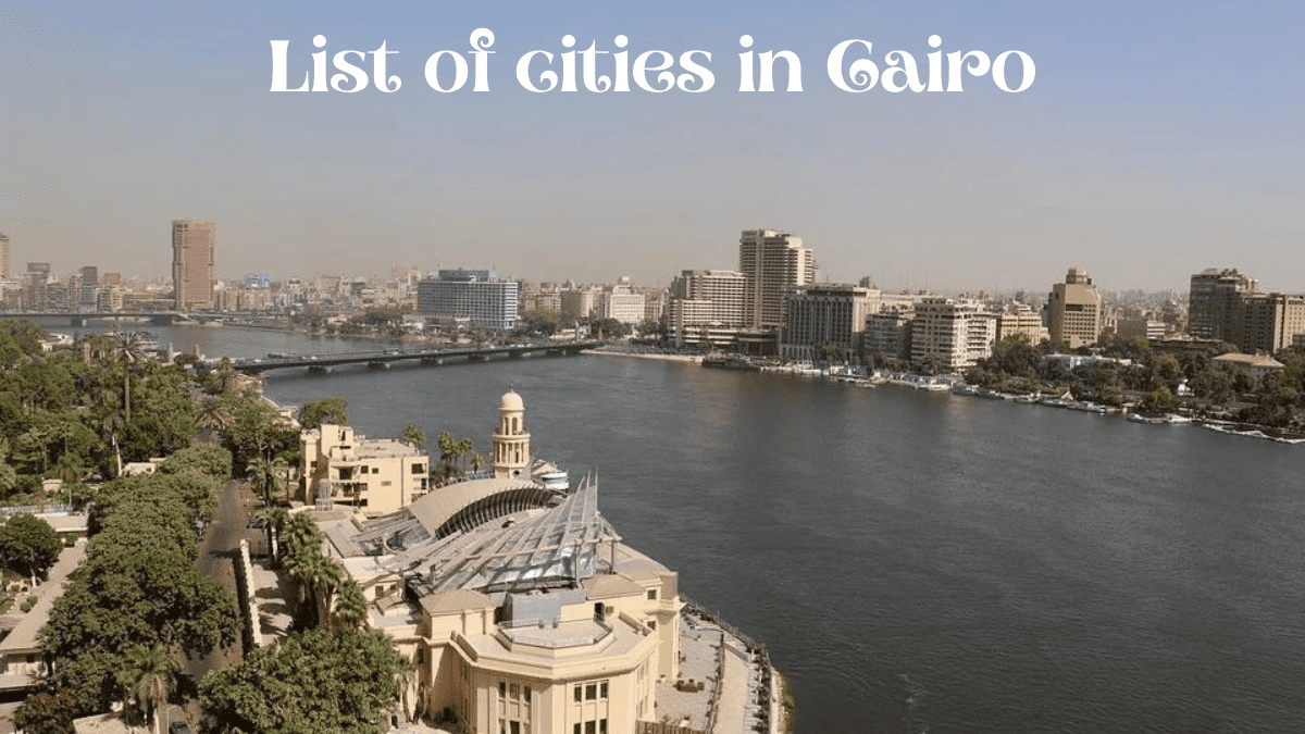 List of cities in Cairo