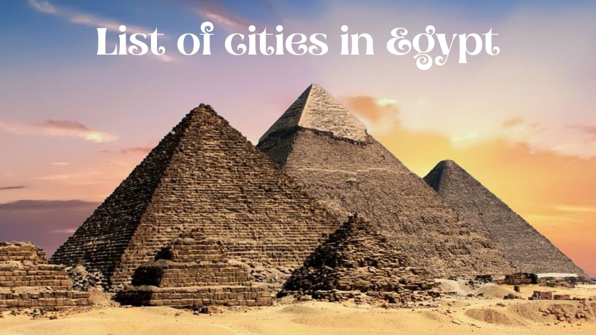List of cities in Egypt